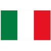 BGFint Italy Flag 150 x 90 cm with Eyelets Fabric