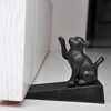 JuxYes Pack of 2 Cute Door Stop Decorative Cat Cast