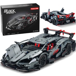 TIALLOW Raceing Car Building Set, 1:14 Scale MOC Technic Sports Car Building Blocks,Speed Champions Model, Gifts for Adults,Boys and Teens Age 8-14