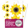Sticker Set Sunflowers I kfz210 I Sheet DIN A4 I