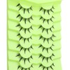 7 Pairs Cartoon Eyelashes and Clear Bands, Japanese Anime Cosplay