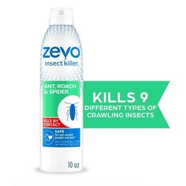 Zevo Roach Killer Ant, Roach, Spider Insect Spray (10 oz) | Indoor Outdoor Use | Instant Action | Pet People Friendly Safe (2)