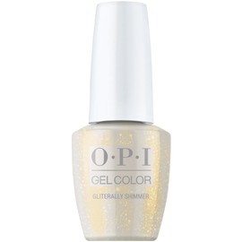 OPI GelColor, Sheer Opaque Metalic Silver Nail Polish, Up to 3 Weeks of Wear, Smudge Proof, Cures in 30 Seconds, Spring '24, Your Way Collection, Gliterally Shimmer, 0.5 fl oz