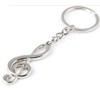RK gifts Musical Note Treble Clef Metal keyring Guitar Instrument