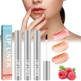 Removable Lip Liner 3 Colours, Plumping Lip Liner Pencil, Peel Off Lip Liner Tattoo, Removable Lip Liner, Long-Lasting Peel Off Lip Liner, Invisible Lip Contour