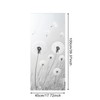 Privacy Window Film Stained Glass Window Cling Dandelion Decorative