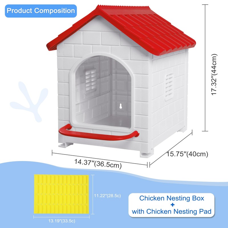 Nesting Boxes for Chicken, Plastic Compartment Chicken Nesting Boxes Coop