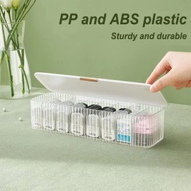 AITIME Storage Organizer for Daily Colored Contact Lenses, Disposable Contact Lens Dispenser,Clear Plastic Box for All Brands Daily Lens (Green)