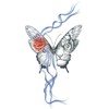 Lorna5 5 Sheets Dragon Tattoo Butterfly Tattoo Temporary Snake Tattoo