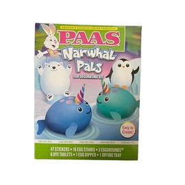 PAAS Narwhal Pals Egg Decorating Kit, 1 Ounce (Pack of 1)
