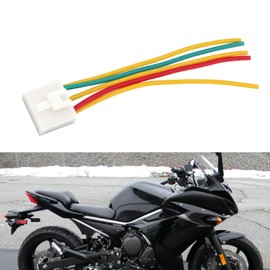 VGOL 2Pcs 5Pin Regulator Rectifier Plug Wiring Compatible with AMAHA YZF R6 R6S FZ6 FZ-6 FZ6R 15cm