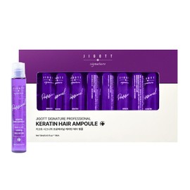 Jigott - Signature Professional Keratin Hair Ampoule13ml/0.43FL.OZ *10 EACH, Contains Hydrolyzed Keratin.