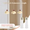 NIIIYTYB 2 Pcs Light Socket Extender E26 Fan Extension Bulb