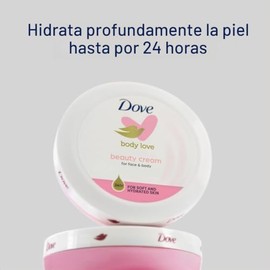 Dove Crema Hidratante para Rostro, Manos y Cuerpo - Piel Normal a Seca - 4 Unidades de 2.53 Oz