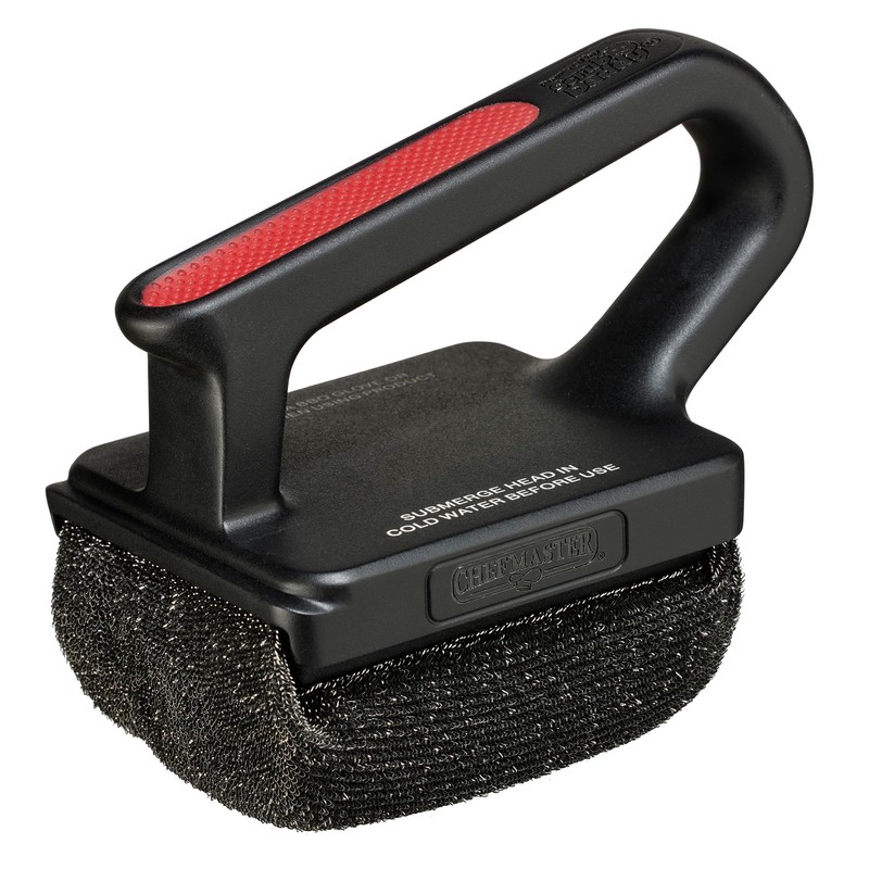 Chef Master Bristle Free Grill Brush Powered by ScrubDaddy, Steam