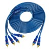 MEIRIYFA RCA Car Audio Cable Y Splitter Adapter Cord 2