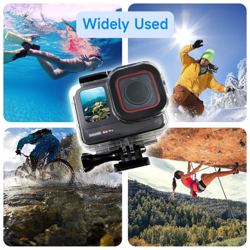 SHOOT Waterproof Housing Case for Insta 360 Ace Pro Diving