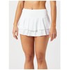 Lucky In Love - Falda plisada ondulada, Blanco, X-Large