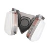 Reusable Half Face Cover Half Facepieces Cover with Safety Glasses