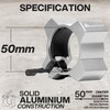 Meteor Essential Olympic Quick-Release Barbell Collars, Aluminium Collar, Barbell Clamp,