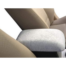 Car Console Covers Plus Made in USA Fleece Center Armrest Console Cover fits Toyota Camry 2002-2005 Light Gray