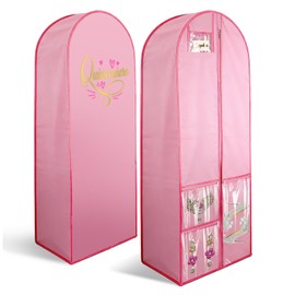 Quinceanera Dress Garment Bag,Garment Bags for Quince Dresses,15 Años Vestidos de Quinceañera Dress Storage Bags Hanging Gowns