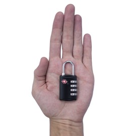 Candado para maleta Plateado aprobado por la TSA (2 piezas) / Set de dos candados para viajar/ crea tu propia combinación, perfecto para lockers del gimnasio, escuelas, maletines, equipaje, caja de herramientas y más!