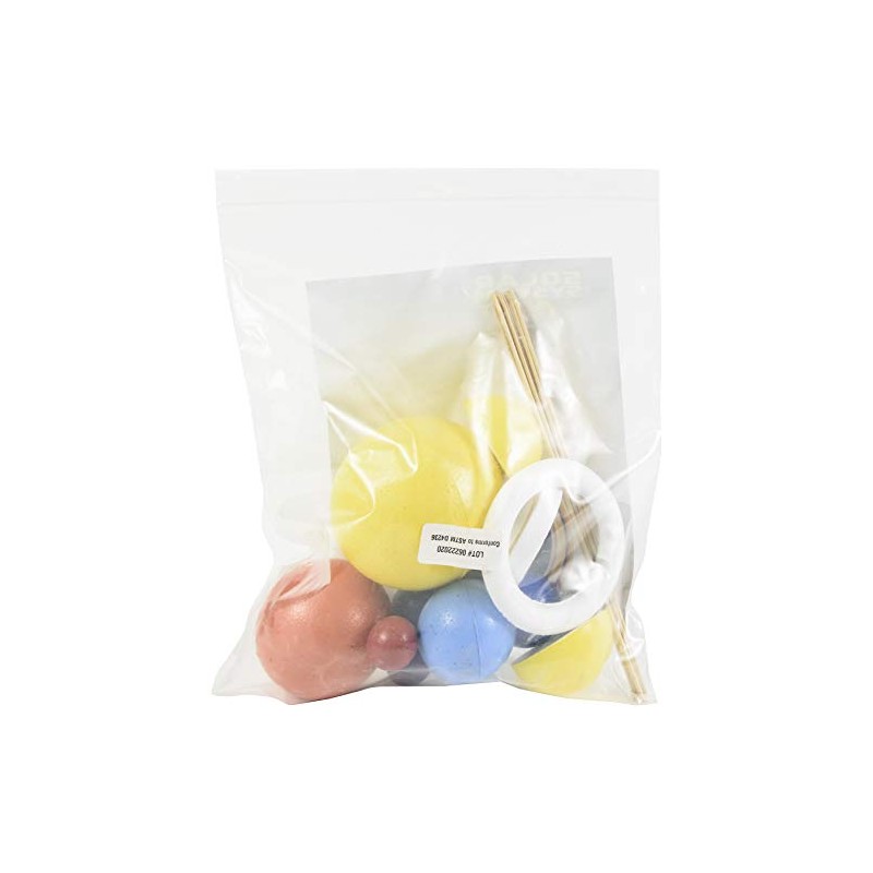 Smoothfoam Styrofoam Solar System Kit for Modeling, Painted