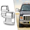 TOP-VIGOR Chrome Side Mirror Covers Compatible with Ford F250 2008-2016