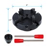 DEEFIINE 4 Inch Wood Lathe Chuck Set 1" x 8