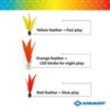 Schildkröt® Jazzminton Set, 2 Bats, 3 Birdies, LED Ball for