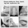 Men Manual Razor Redwood Handle Shaver Zinc Alloy Blade Straight