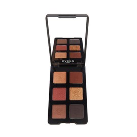 Eyeko Limitless Eyeshadow Palette 3 - High Pigment - 6 Shades - Blendable Warm Browns and Champagne Shimmers - Lightweight - Vegan
