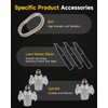 OCPTY Lawn Mower Deck Rebuild Kit, Mower Blade Rebuild Kit