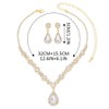 Costume Jewelry for Women Prom Earrings Necklace Bracelet Set Elegant