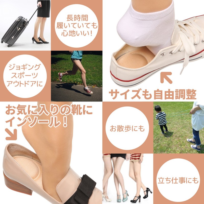 PhoenixSole Memory Foam Soft Cushion Insole, Shock Absorption, Breathable, Moisture