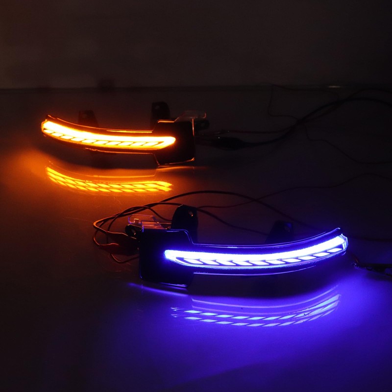 KITOCARTOP Side Wing Mirror Sequential Turn Signal Light Fit for