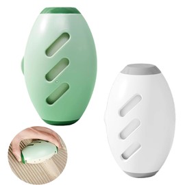 Zephyra Wiederverwendbare Fusselrolle 2 Stück–Mini Fusselroller für Kleidung & Sofa,Pet Hair Remover,Tierhaarentferner,Katzenhaarentferner,Waschbar & Tragbar(Weiß & Grün)