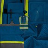 LIZMOF Blue Construction Vest for Men Women, Hi Vis Safety