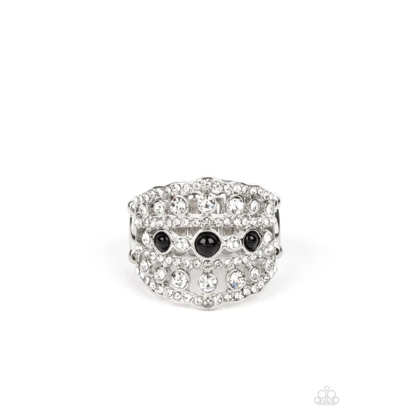 Paparazzi Sailboat Bling Black Ring