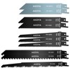 Reciprocating Saw Blades Set of 10, Aicoya Saw Blade Reciprocating