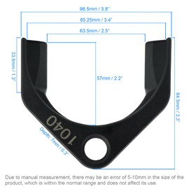Julaiwy Efficient 1040 CV Joint Puller Adapter - 63mm Wide Opening, Carbon Steel Inner Axle Removal Tool, Front Wheel Drive Axle Pulley Attachment Adapter