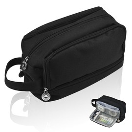 SLTAXAR Pencil Case Boys Pencil Case 4 Compartments Pencil Case, black, pencil case