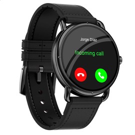 BINDEN smartwatch ERA One Asistente de Voz Compatible con Siri Hey Google Realiza Llamadas Bluetooth Notificaciones Salud Deportes IP67 Batería 7 Días Compatible con iOS y Android, Silicon Negro
