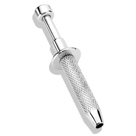 Pierced Owl Push-In Syringe Style Quad Prong Small Bead Holder Piercing Tool (Small (2.75" Length))