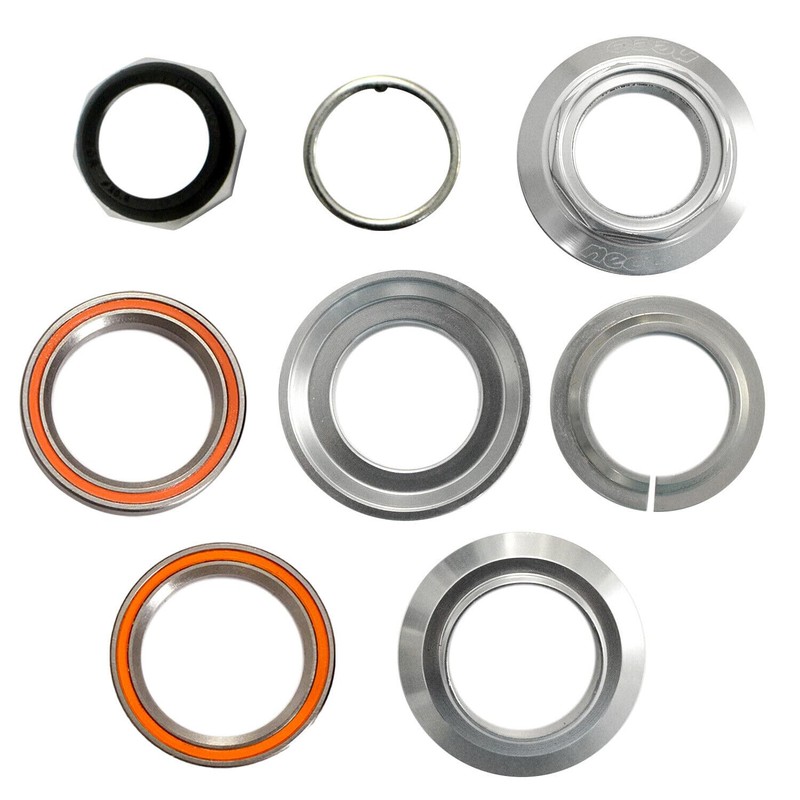 NECO 1" Threaded Headsets Bearing External Cup, Silver, NC2876