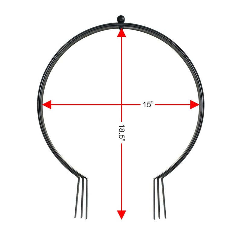 NPV Group Décor Wow Garden Ornament, Small Metal Trellis 19.5"