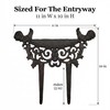 Lulu Decor, Cast Iron Garden Boot Scraper, Solid Decorative Design