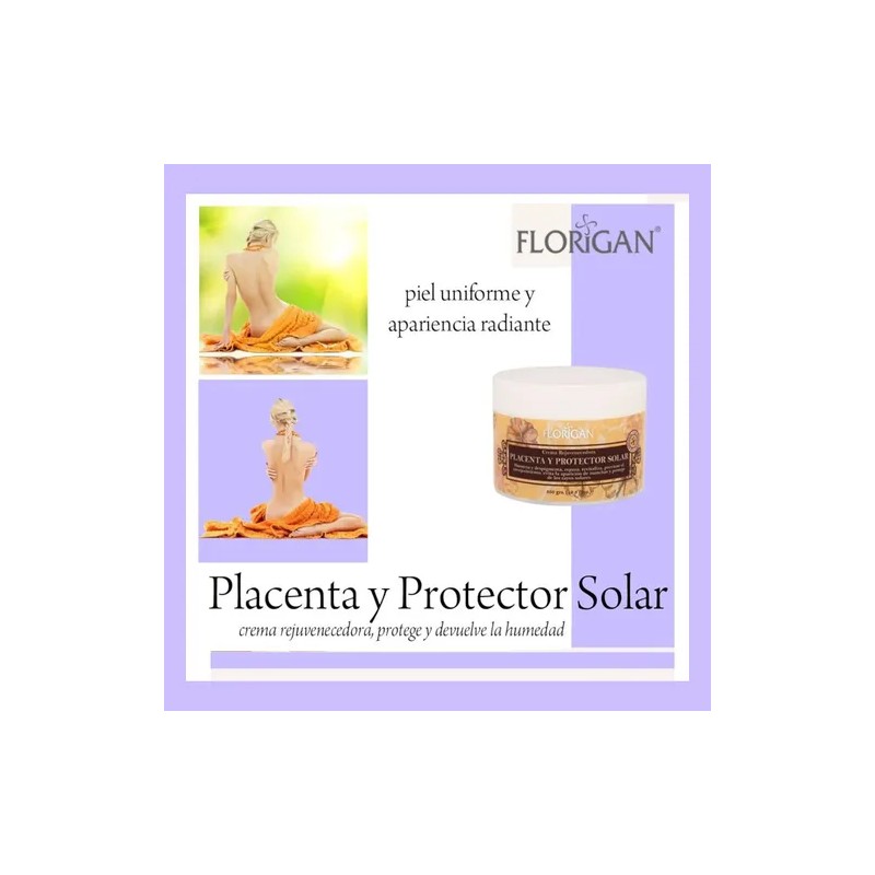 Crema Rejuvenecedora Placenta Y Protector Solar Florigan