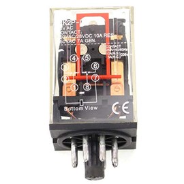 YC-REP-2P10A-1D 8-Pin Ice Cube General Purpose Relay (24V, DC)